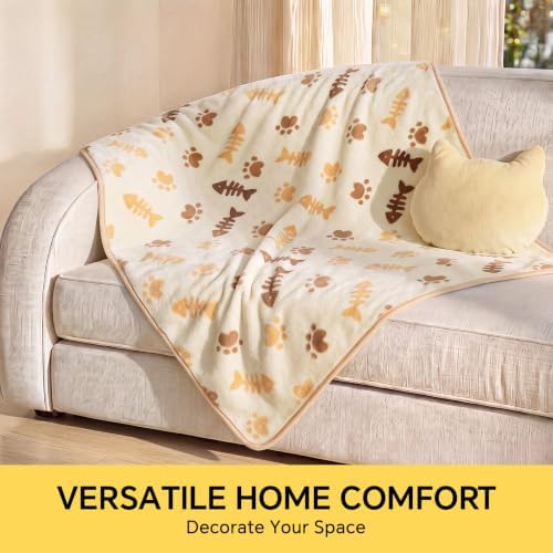 Luciphia 3 Pack Soft Fleece Dog Blankets - Image 5