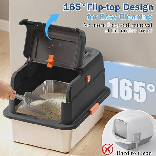 Stainless Steel Cat Litter Box - Image 3
