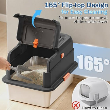 Stainless Steel Cat Litter Box - Image 3