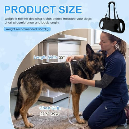 Shinylin Dog Carry Sling Emergency Backpack Dog Lift Harness - Image 4