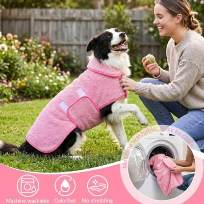 Bienbee Dog Bathrobe, Super Absorbent - Image 5