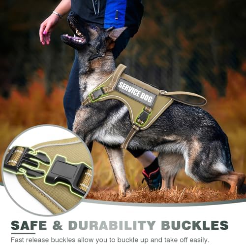 WINSEE Tactical Dog Harness, No Pull Dog Harness - Image 4