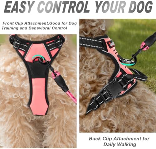 BARKBAY Dog Harness No Pull for Small Sized Dog Front Back Clips, Dog Vest - Image 2