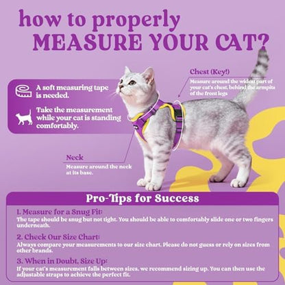 rabbitgoo Cat Harness and Leash Set, Escape Proof Vest - Image 2