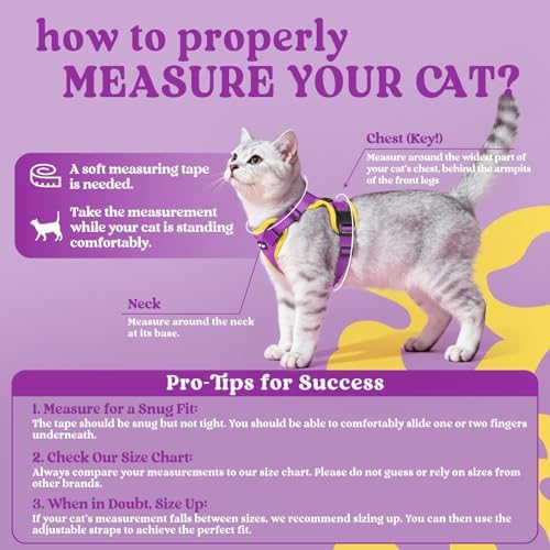 rabbitgoo Cat Harness and Leash Set, Escape Proof Vest - Image 2