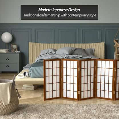 Red Lantern 26.5 in. Short Desktop Window Pane Shoji Screen - Image 3