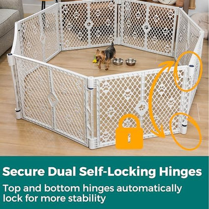 MyPet Paws 2-Panel Petyard Extension in Gray - Image 5