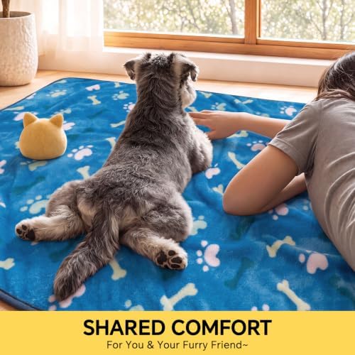Luciphia 3 Pack Cute Dog Blankets Soft Fleece - Image 4