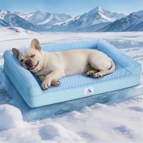 Cooling Dog Bed with PCM, Instant Chill Pet Sofa by Unknown