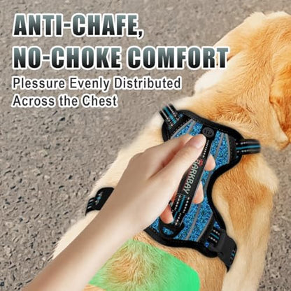 BARKBAY No Pull Dog Harness Large Step in Reflective Dog Harness - Image 4