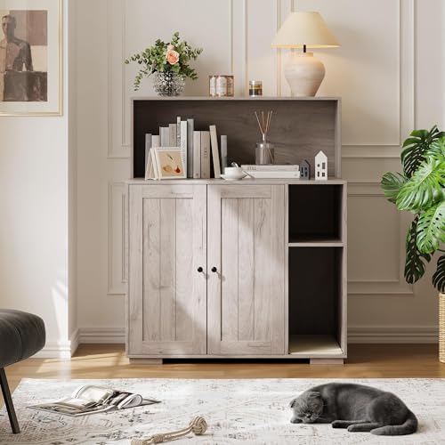 Garvee Dog-Proof Large Cat Litter Box Enclosure - Image 2