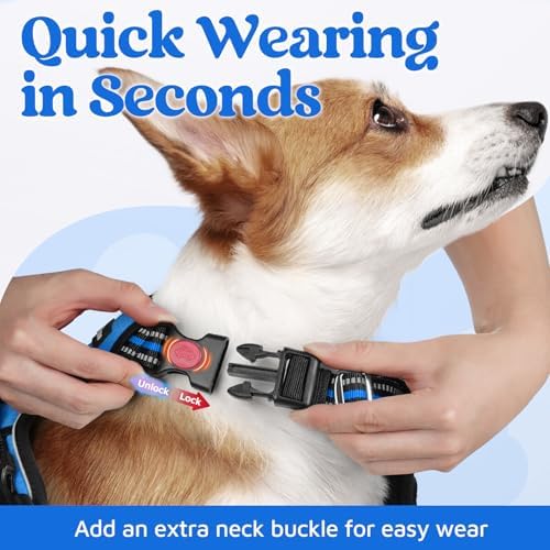 rabbitgoo Dog Harness for Large, No Pull 3 Buckles Easy On & Off - Image 2