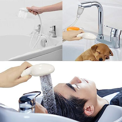 3.28FT Sink Spray Hose, Portable Rubber Sink Hose Sprayer - Image 5