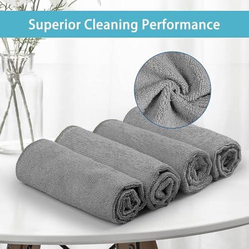 HOMEXCEL 50PK Microfiber Cleaning Cloth, Cleaning Rag - Image 2