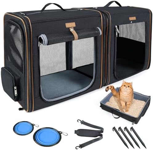 Lekereise Extra Large Cat Carrier by Lekereise