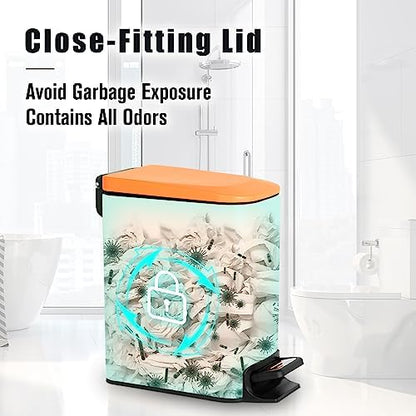 Cesun Small Bathroom Trash Can - Image 4