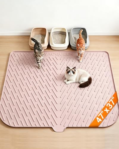 Cat Litter Mat, Silicone Mat by Vacqueen