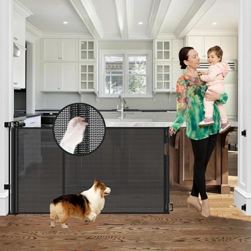 Reinforced 60" Wide Retractable Baby Gates by BabyPetSafetyGate