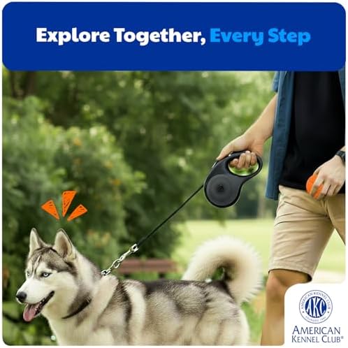 American Kennel Club Retractable Dog Leash, Tangle-Free, Ergonomic Grip - Image 7