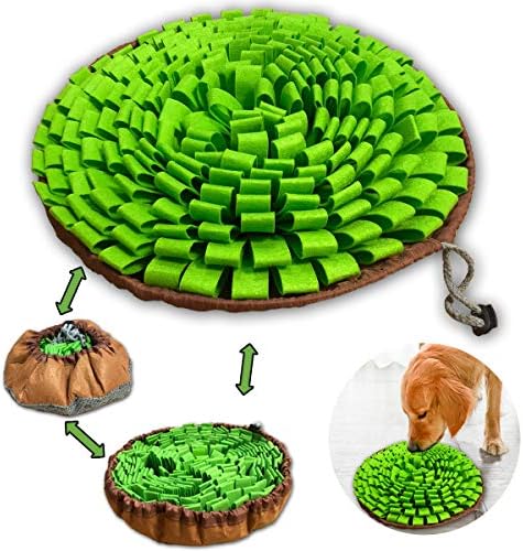Pet Snuffle Mat for Dogs, Interactive Feed Puzzle for Boredom, Encourages by NEECONG