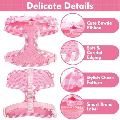 EXPAWLORER Step-in Dog Harness Small Sized Collar and Leash Set - Image 3