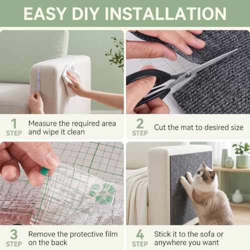 Self Adhesive Cat Scratching Mat - Image 3