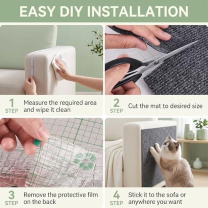 Self Adhesive Cat Scratching Mat - Image 3