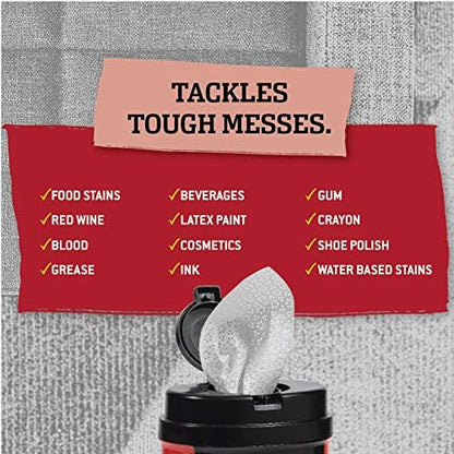 Tub O' Towels Carpet & Upholstery Cleaning Wipes 2 Pack – 7 x 8 Pre-Moistened - Image 5
