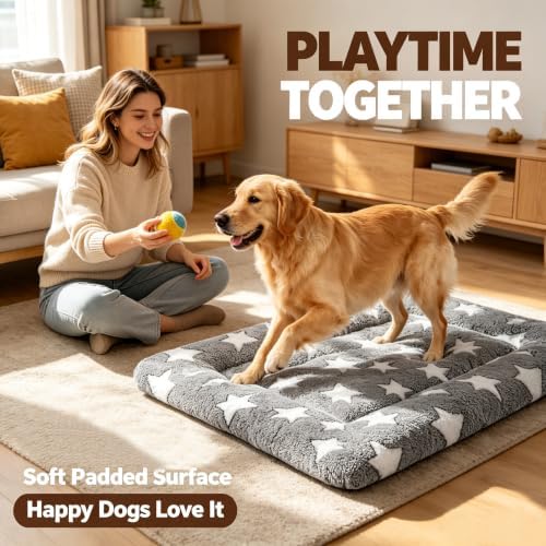 Dog Bed Mat, Reversible Crate Pads - Image 2