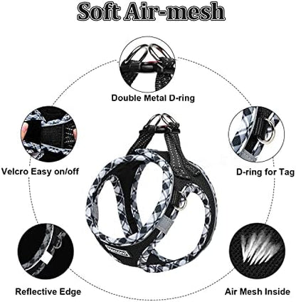 Mercano Soft Mesh Dog Harness and Leash Set, Step-in Reflective Breathable - Image 3