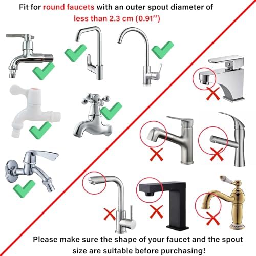 6.56FT Sink Spray Hose, Portable Rubber Sink Hose Sprayer - Image 4