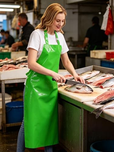 Nanxson TPU Waterproof Apron Lightweight Work Apron - Image 5