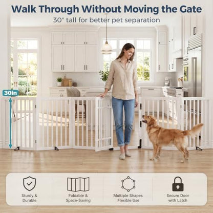 Homykic Dog Gate Indoor - Image 2