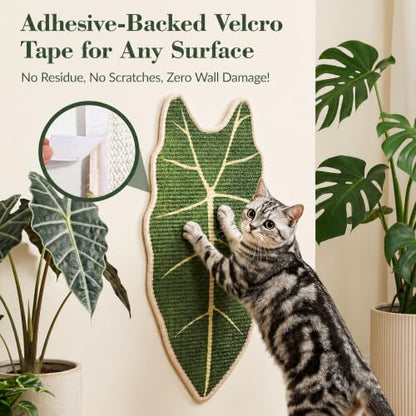 Natural Leaf-Shaped Sisal Cat Scratcher - Image 5