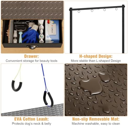 Cutogxon 24" Adjustable Small Dog Grooming Table - Image 3