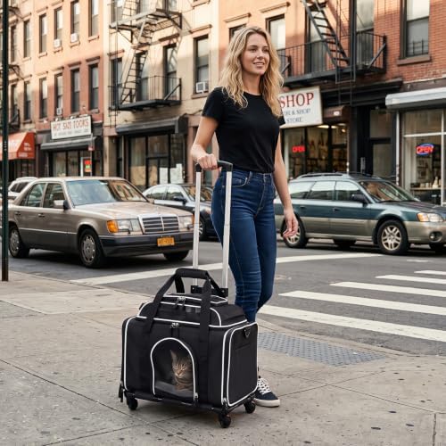 PETSITE Rolling Cat Carrier - Image 2