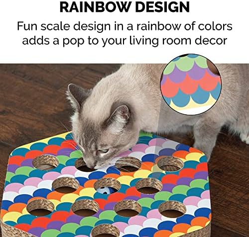 Furhaven Scratching Pad Ball Track Cat Toy w/ Catnip - Image 5