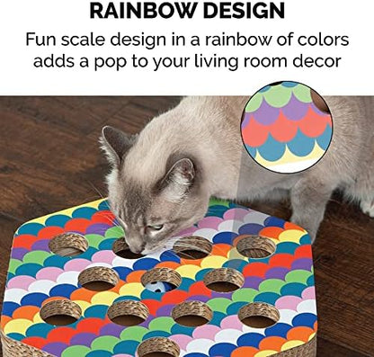 Furhaven Scratching Pad Ball Track Cat Toy w/ Catnip - Image 5