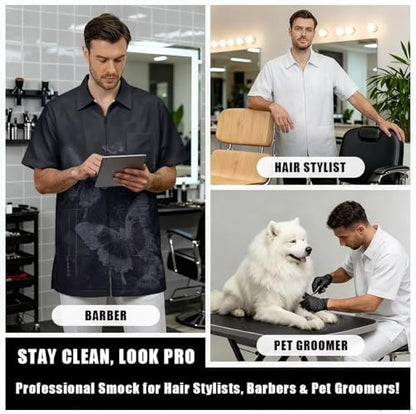 Men’s Pet Barber Jacket, Professional Design Water & Hair Proof - Image 5