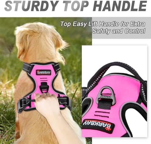 BARKBAY Dog Harness No Pull for Large Dogs Front Back Clips, Dog Vest - Image 3