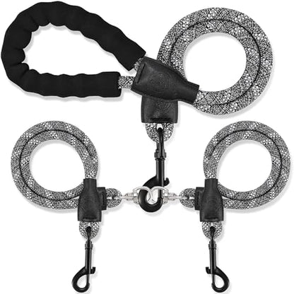 Double Dog Leash for Two Dogs by Mengbeitribe