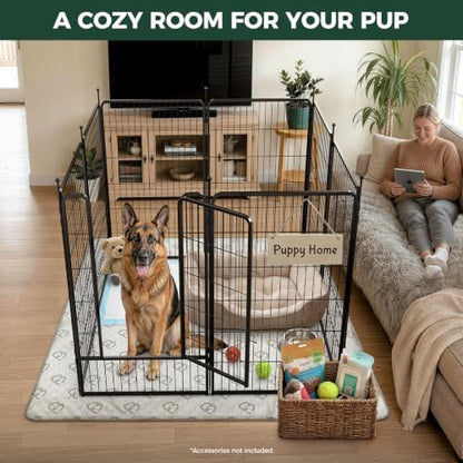 FXW Rollick Dog Playpen with Washable Pee Pad, 8 Panels - Image 4