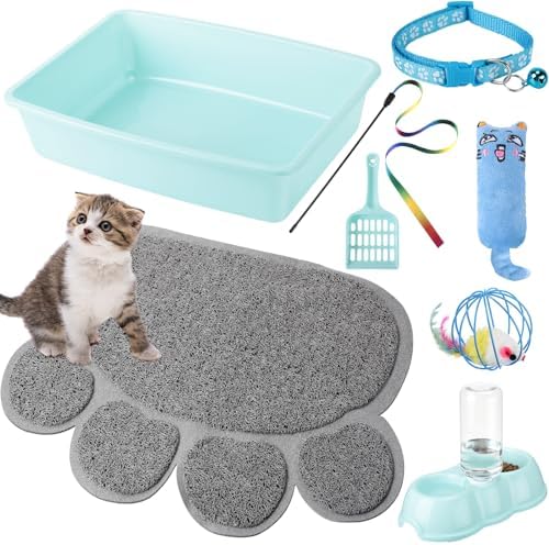 Tioncy 7 Pcs Kitten Litter Box Starter Kit by Tioncy