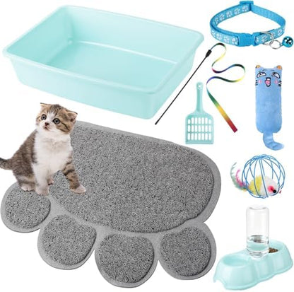 Tioncy 7 Pcs Kitten Litter Box Starter Kit by Tioncy