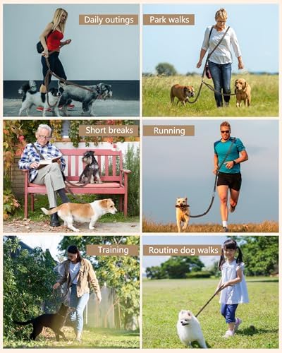 3-in-1 Double Dog Leash, Hands-Free Convertible Leash - Image 2