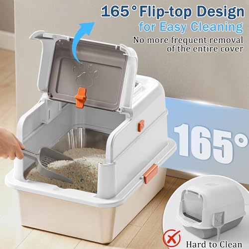 Stainless Steel Cat Litter Box - Image 3