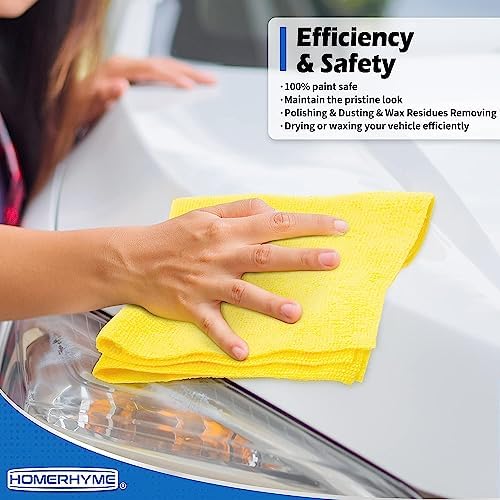 Microfiber Towels for Cars, 24 Pack Microfiber Cleaning Cloths, 11.5"*11.5" - Image 4