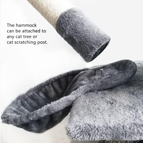 SHENGOCASE 2-Pack 13" Beige Cat Tree Tower Replacement Basket Lounger Hammock - Image 4