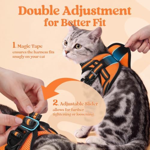 rabbitgoo Cat Harness and Leash Set, Step-in Soft Vest - Image 3