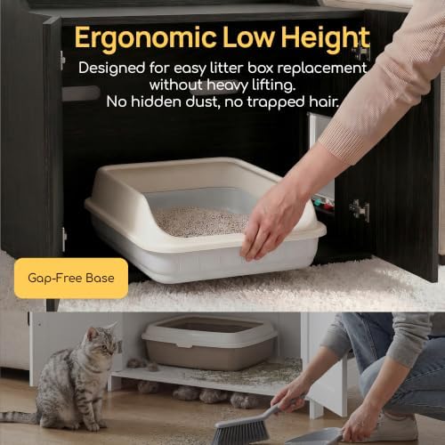 31.5" Cat Litter Box Enclosure Furniture - Image 6